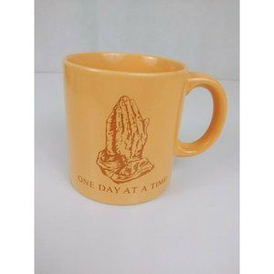 One Day at a Time Coffee Mug with hands
